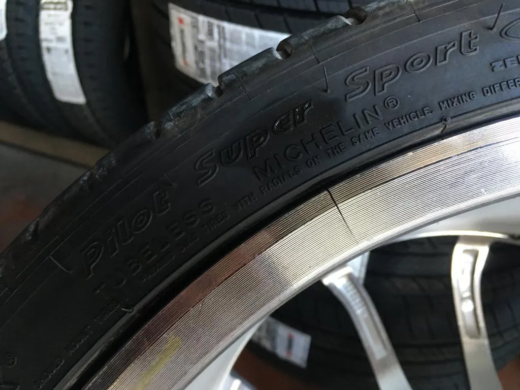 Cracked OEM C7 Corvette Wheels