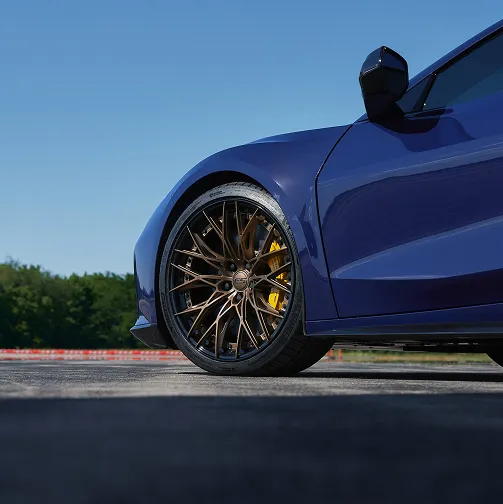C8 E-Ray Corvette with E5 custom wheels — customer build gallery