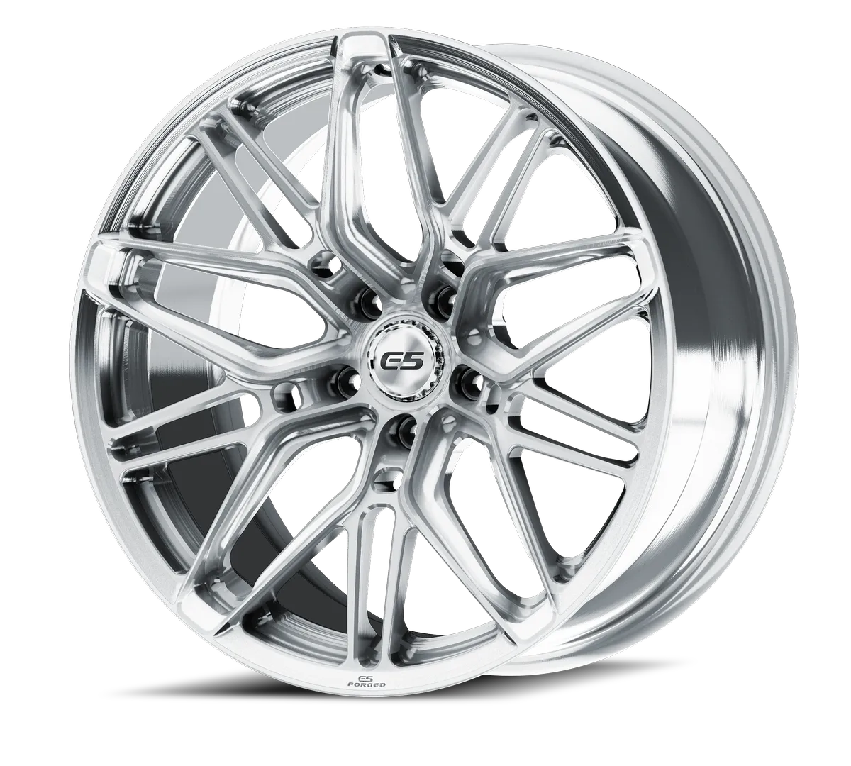 Sonoma forged wheel in brushed aluminum — 20x10 front 21x13 rear for C8 E-Ray